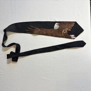 Field & Stream Bald Eagle Silk Necktie - Unique Patriotic Design